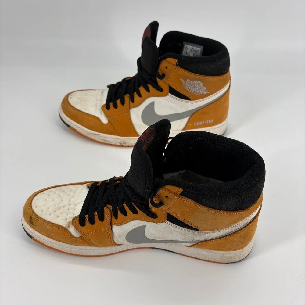 Air Jordan 1 Retro High‎ OG Yellow Ochre DB2889-700 Size 12 Men's Used Authentic